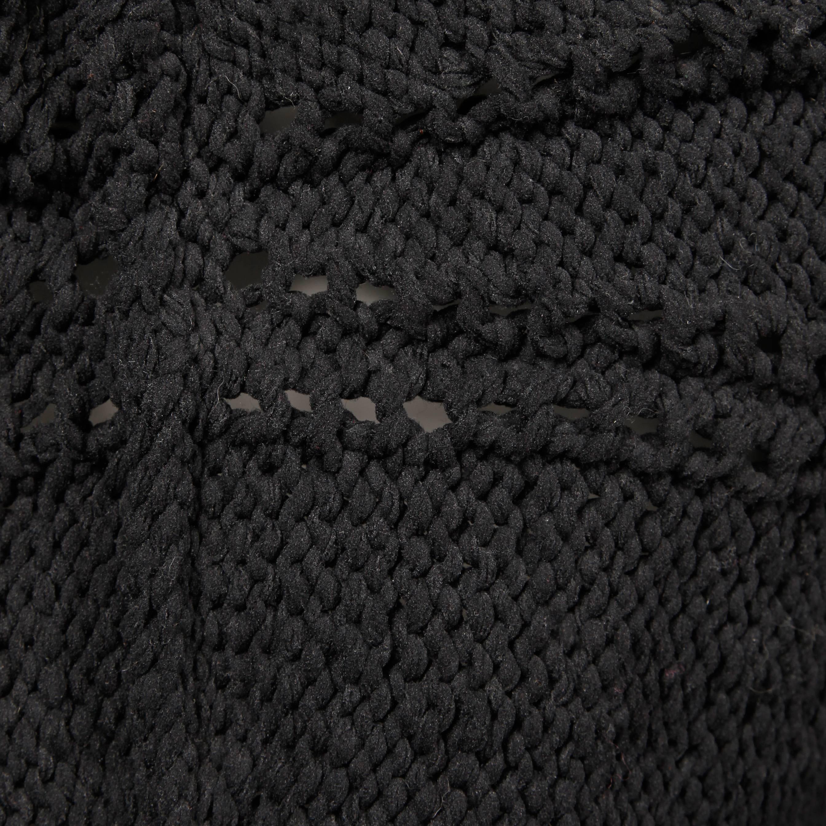 Women's Junya Watanbe Comme des Garcons Avant Garde Black Wool Knit Sweater Top For Sale