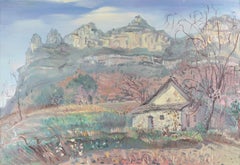 Junzheng Li Landscape Original Oil On Canvas "Nature II"