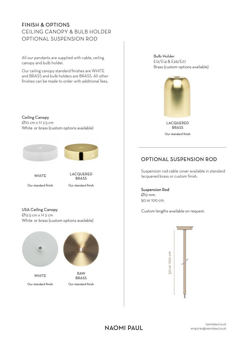 Pendentif Arlequin Solitaire Jupe, fabriqué à la main, Ø80cm/31.5in en vente 6