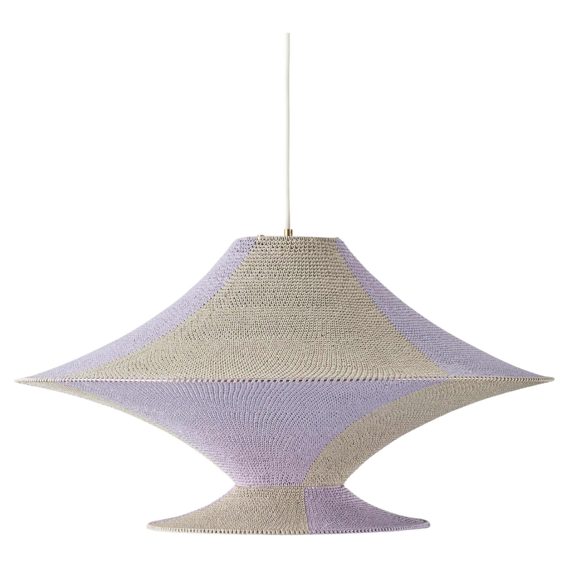 Ciondolo Jupe Solitaire Harlequin realizzato a mano, Ø80cm/31,5in