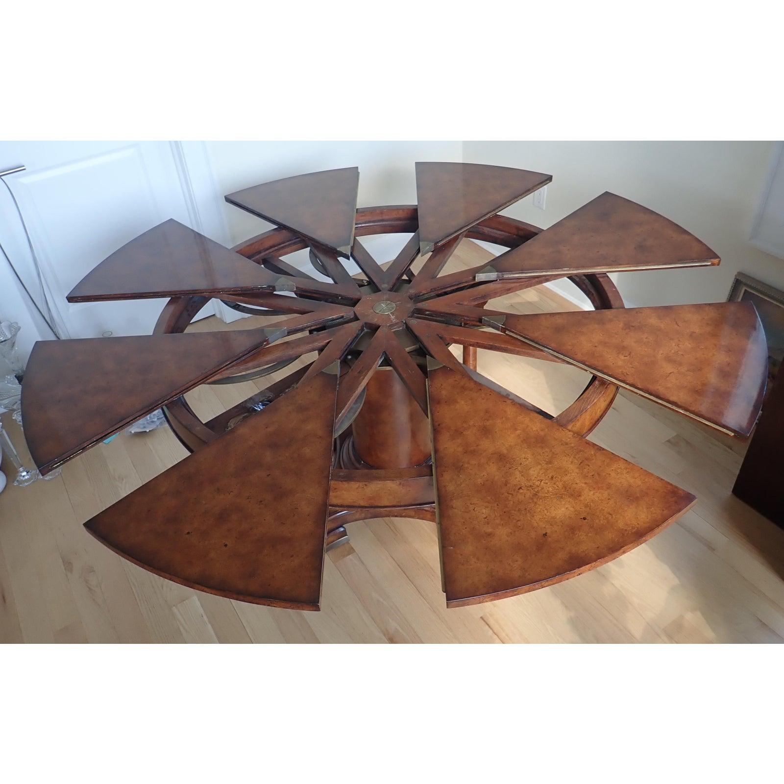 English Jupe Style Round Dining Table