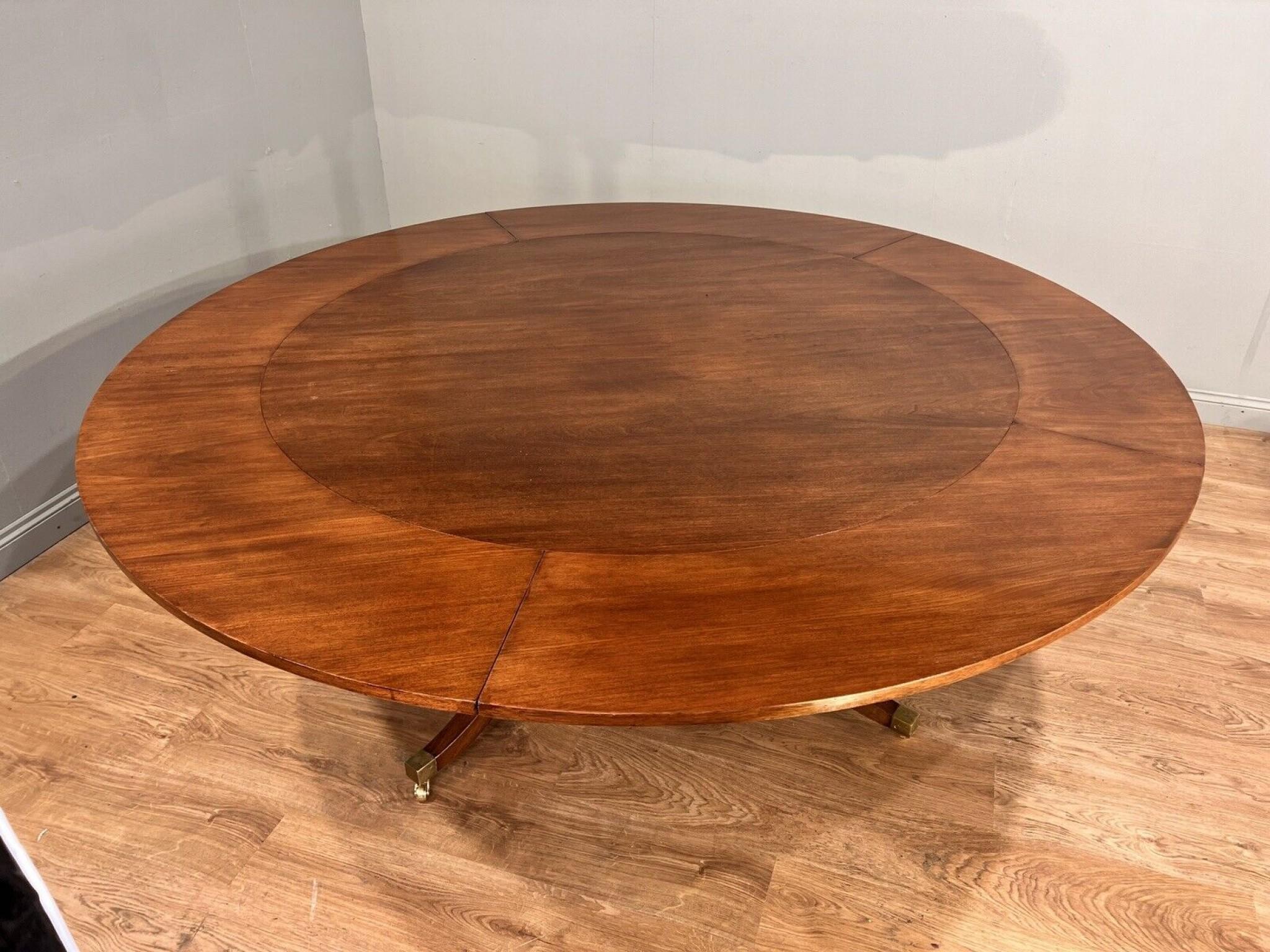 Jupes Extending Dining Table Regency Mahogany 7