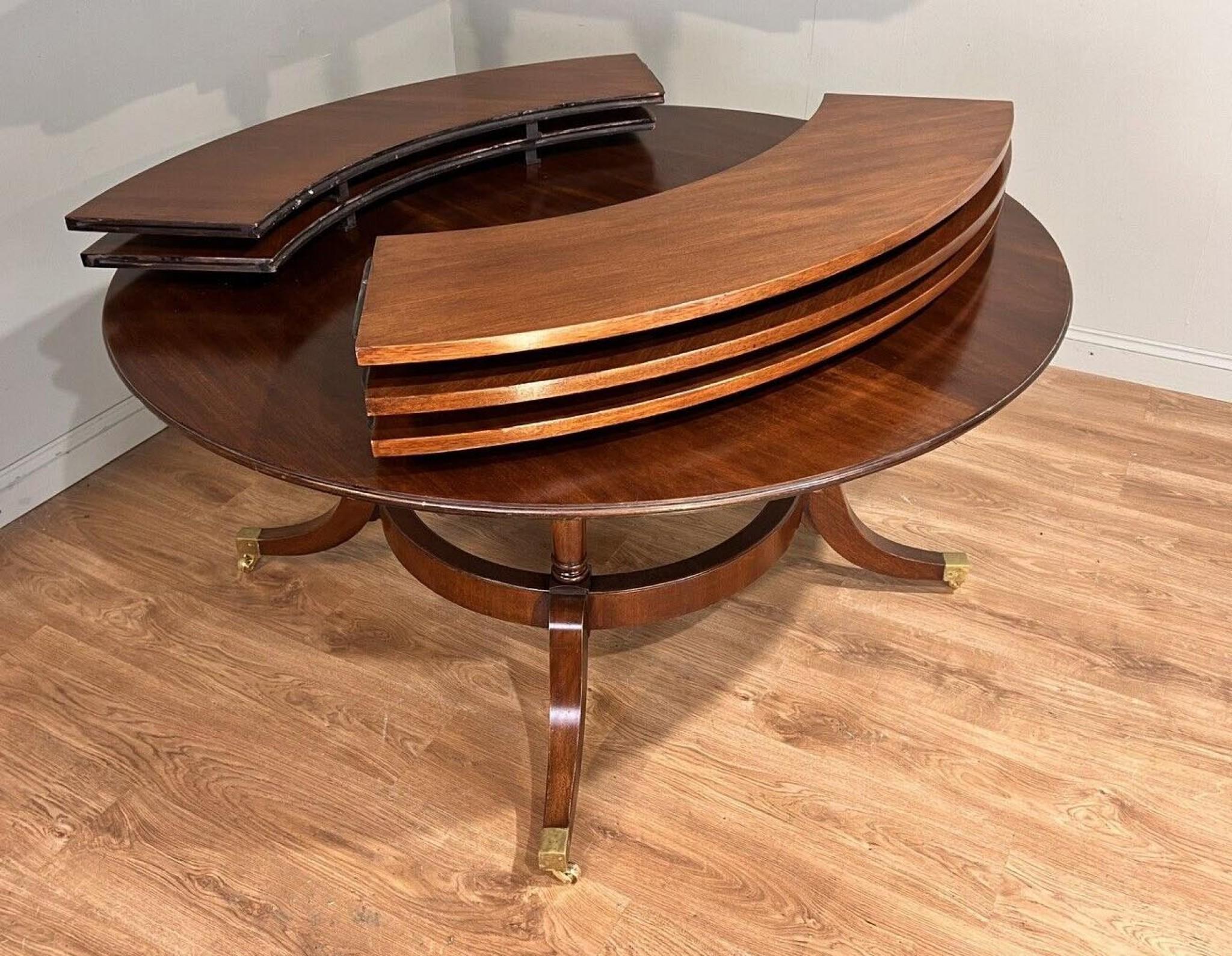 Jupes Extending Dining Table Regency Mahogany 2