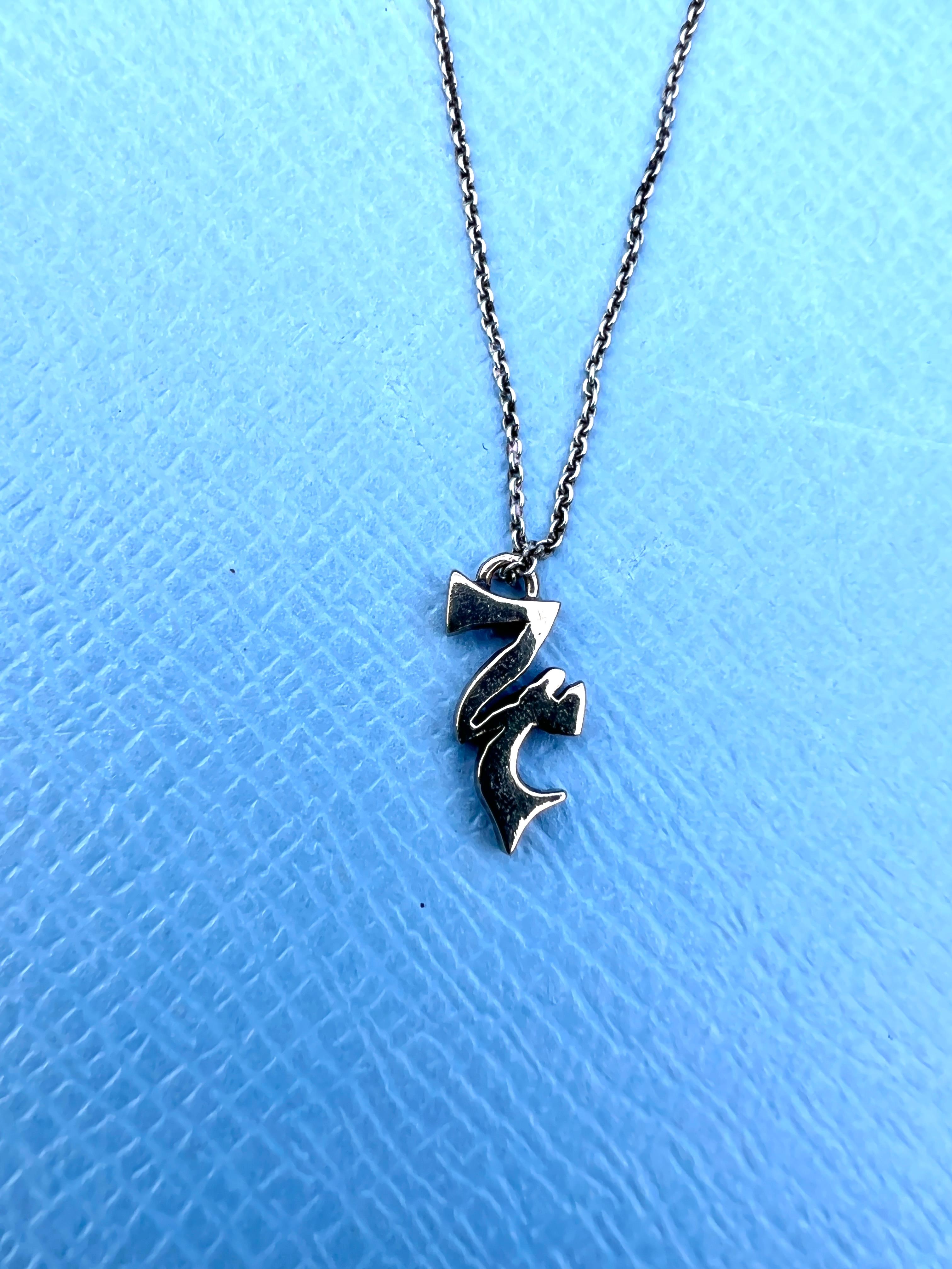 Round Cut Jupiter Astrology Pendant Chain Necklace Silver Bronze For Sale