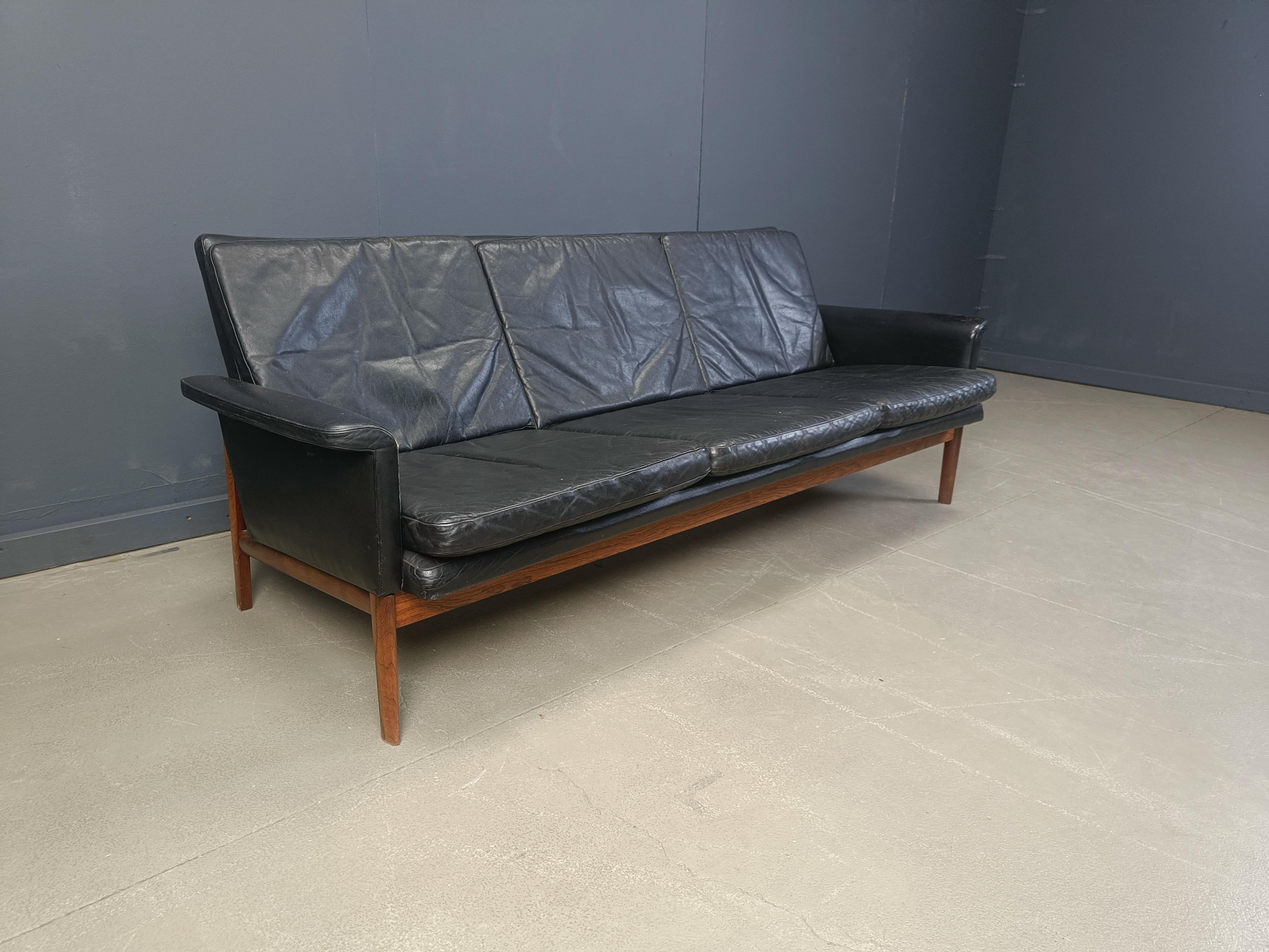 Jupiter Sofa von Finn Juhl für von France & Søn und France & Daverkosen (Leder) im Angebot