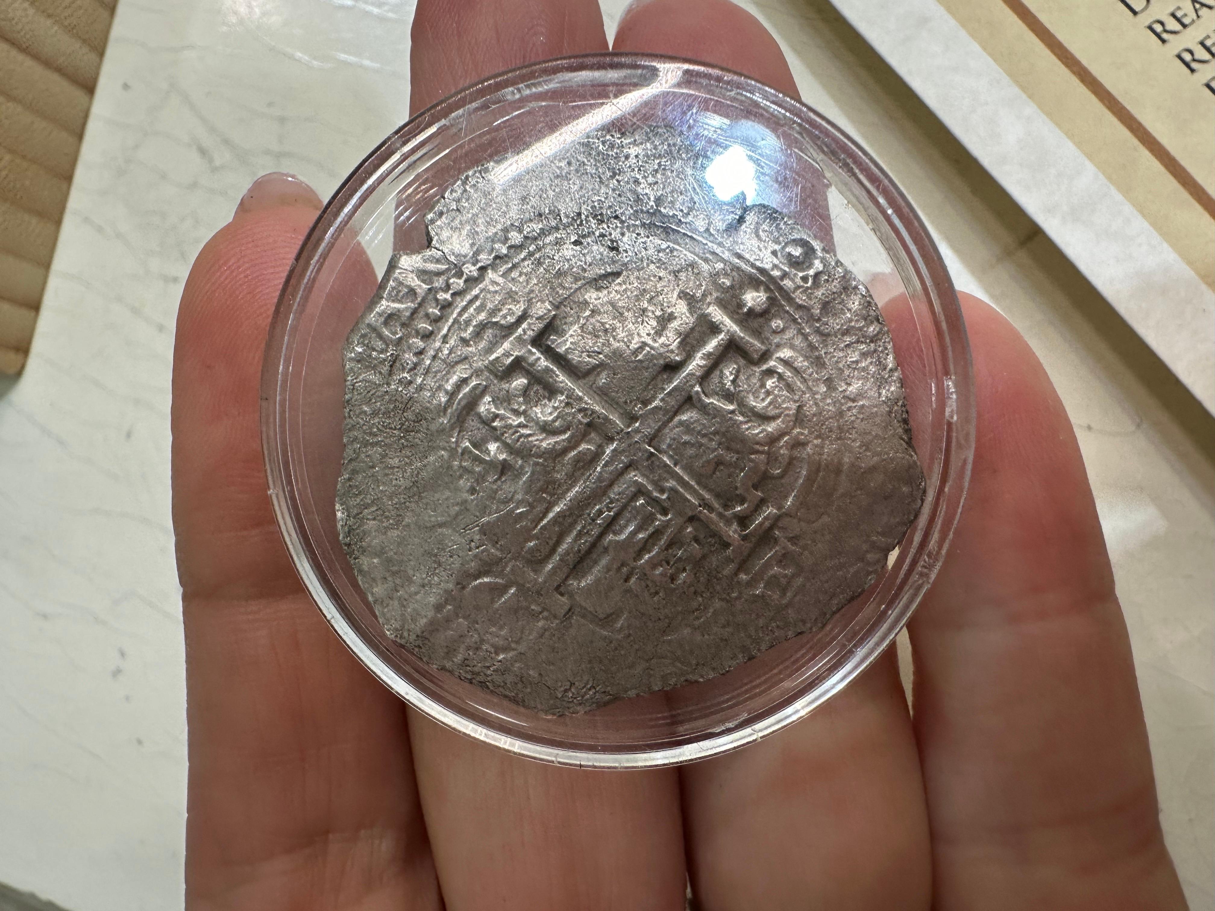 Jupiter Wreck coin RARE coin with certificate For Sale 1
