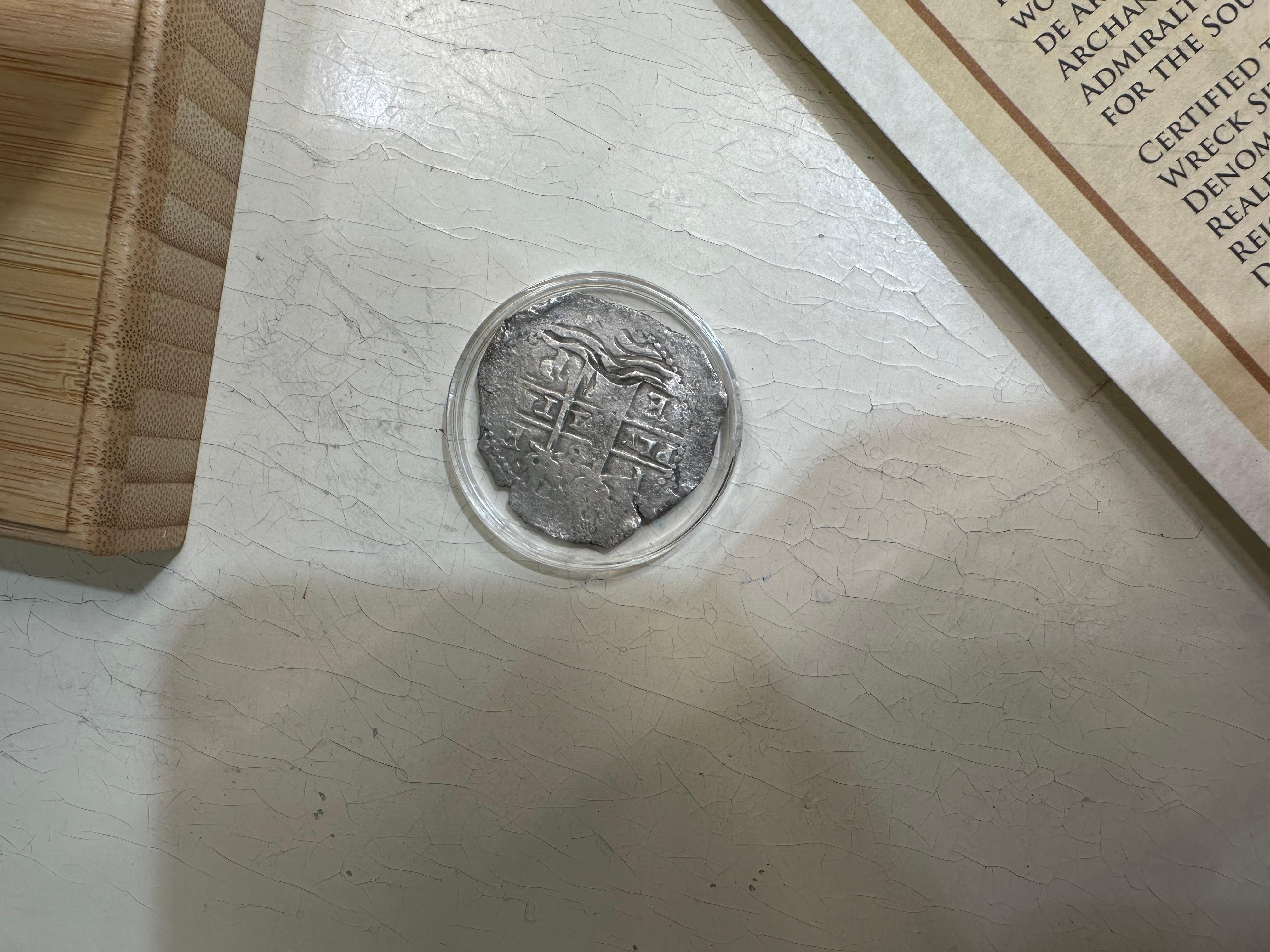 Jupiter Wreck coin RARE coin with certificate For Sale 3