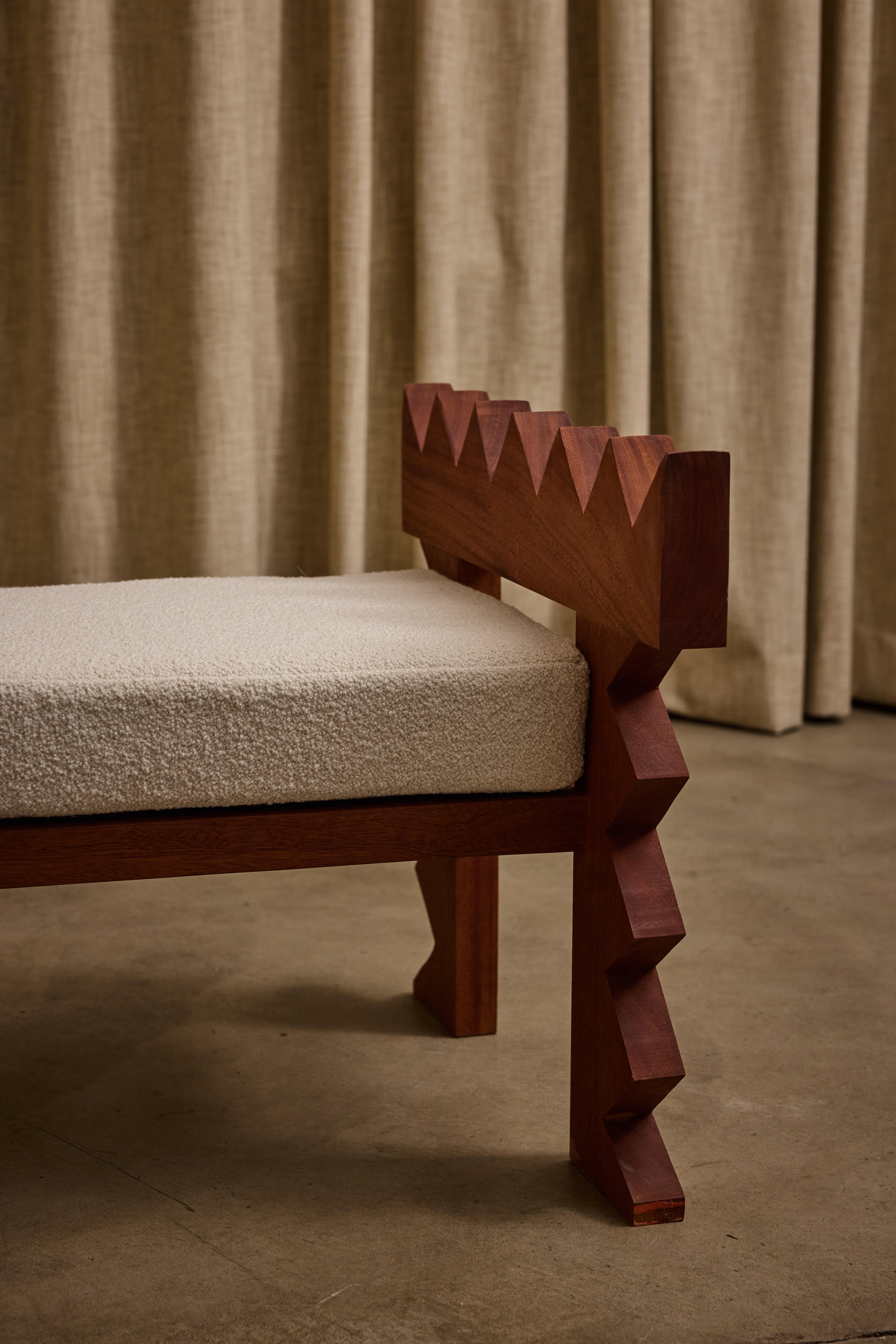 Post-Modern Jura Bench by Ah Um Design Studio For Sale