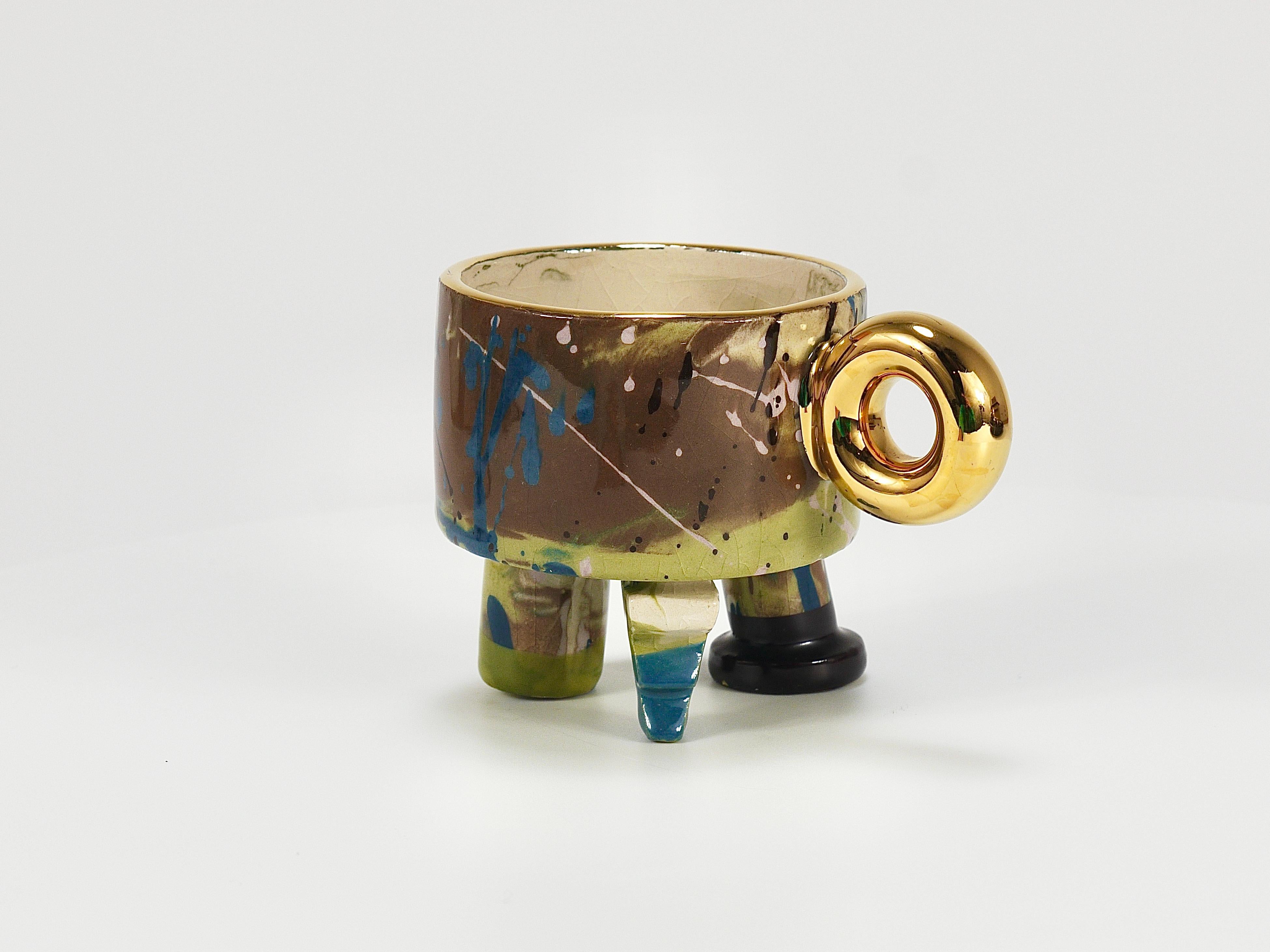 Juraj Mahalik Skulpturales postmodernes Pop-Art-Teeservice von Art4, Slowakei, 1990er Jahre im Zustand „Gut“ im Angebot in Vienna, AT