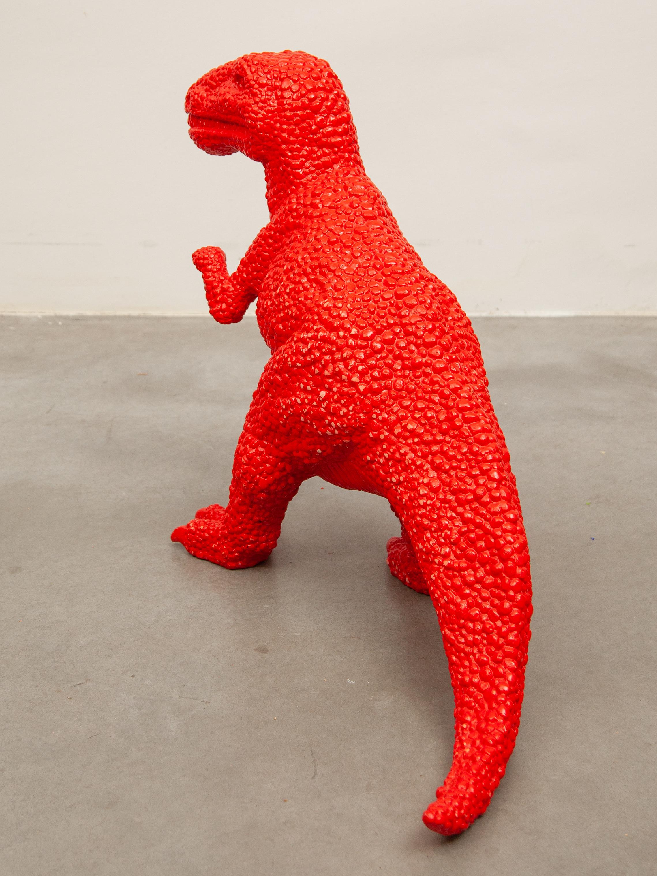 Die Jurassic Age-Serie Roter Dinosaurier entworfen von Sui Jianguo Nr. 429/1000 Hergestellt in China im Zustand „Gut“ im Angebot in Antwerp, BE