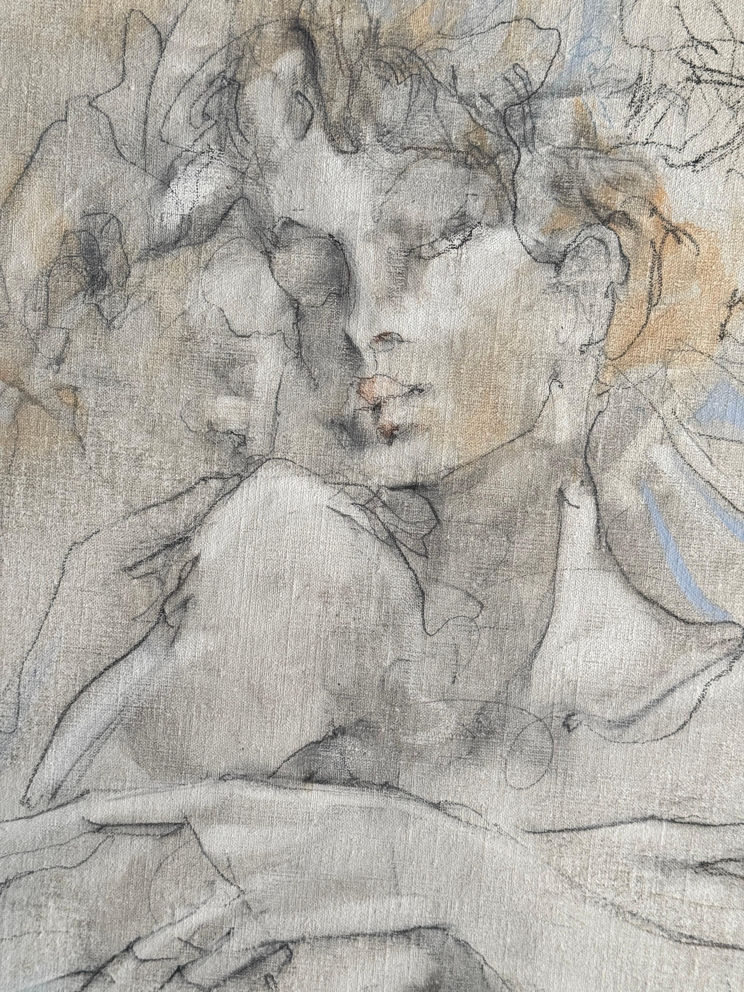 Affetto Tecnica mista - Painting Espressionista di Jurgen Gorg
