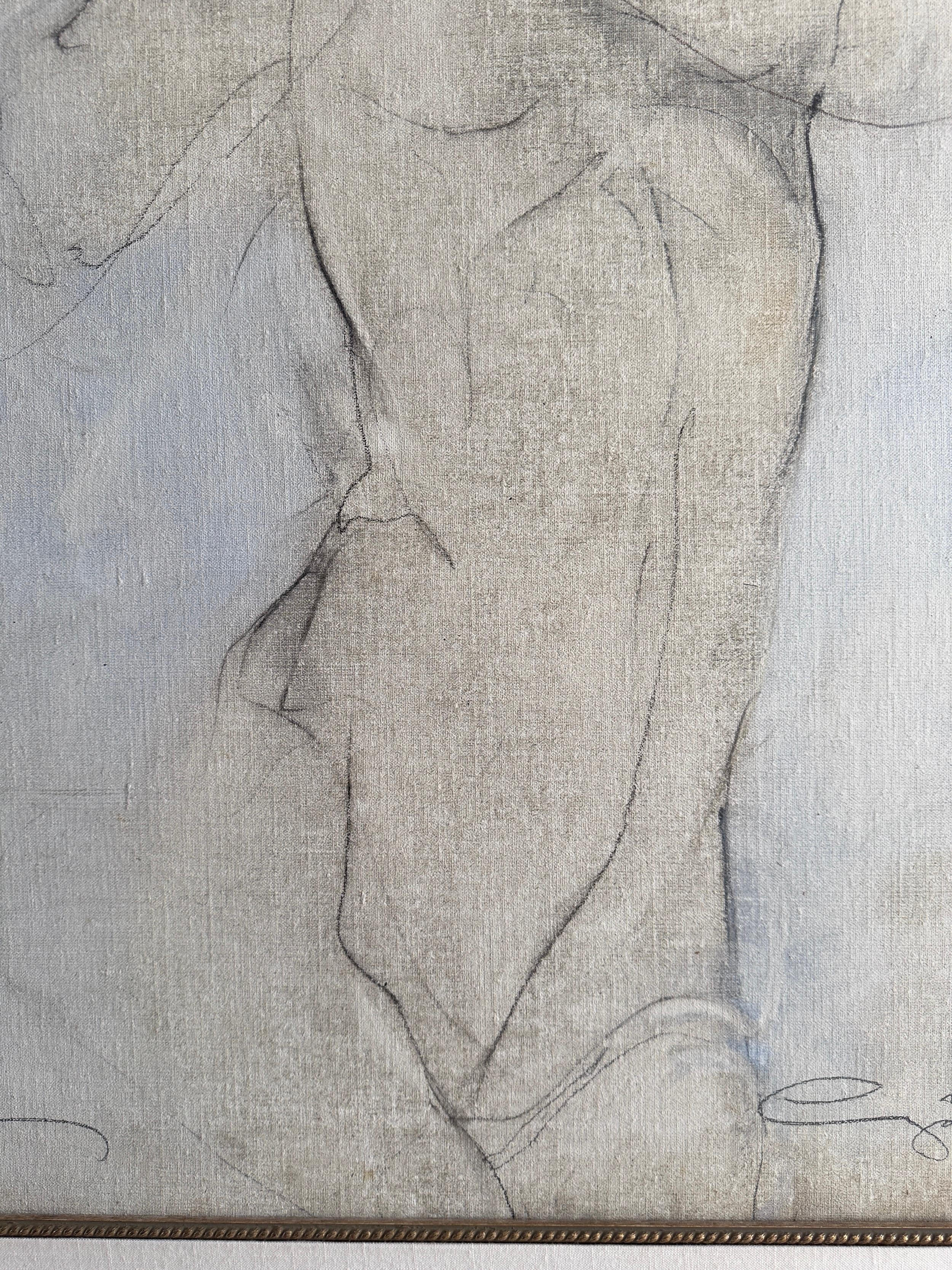 Affetto 1989
Artista firmato in basso a destra 
 Olio, grafite su tela di lino 38x30, con cornice 52x44 pollici.
Jurgen Gorg è nato nel 1951 a Dernbach, in Germania. Gli anni della formazione li trascorse a Koblentz, prima di trasferirsi a Maintz