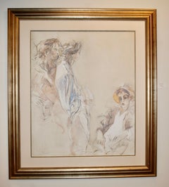 Desfile Pintura al óleo grande