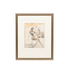 Treffpunkt I from the Treffpunkt Suite Figurative Etching by Jürgen Görg