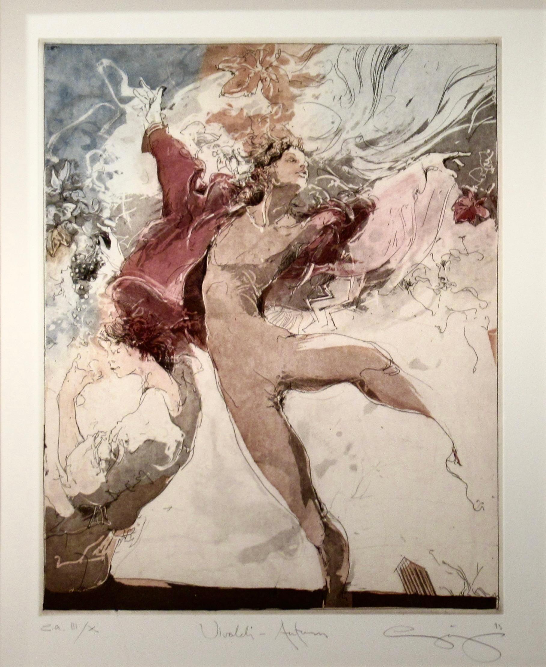 Vivaldi, Autumn - Print by Jurgen Gorg