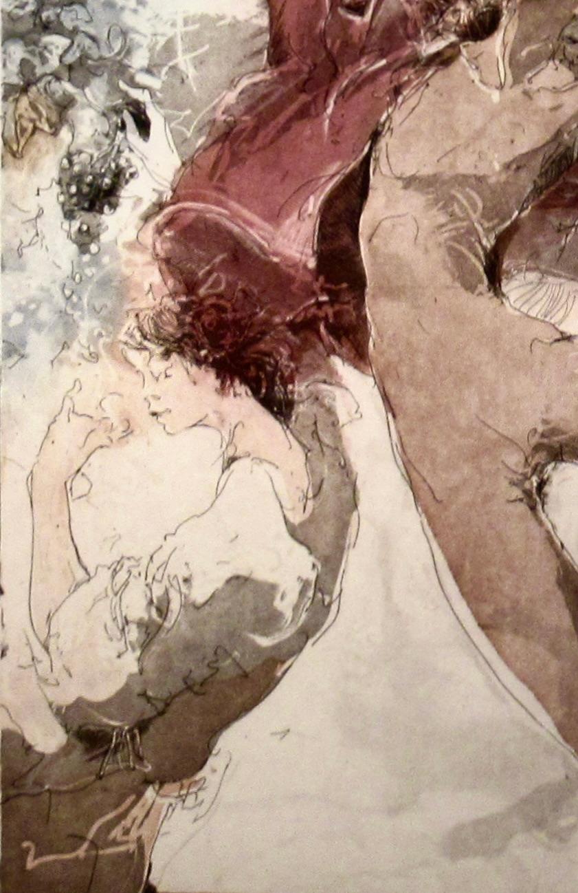 Vivaldi, Autumn - Surrealist Print by Jurgen Gorg