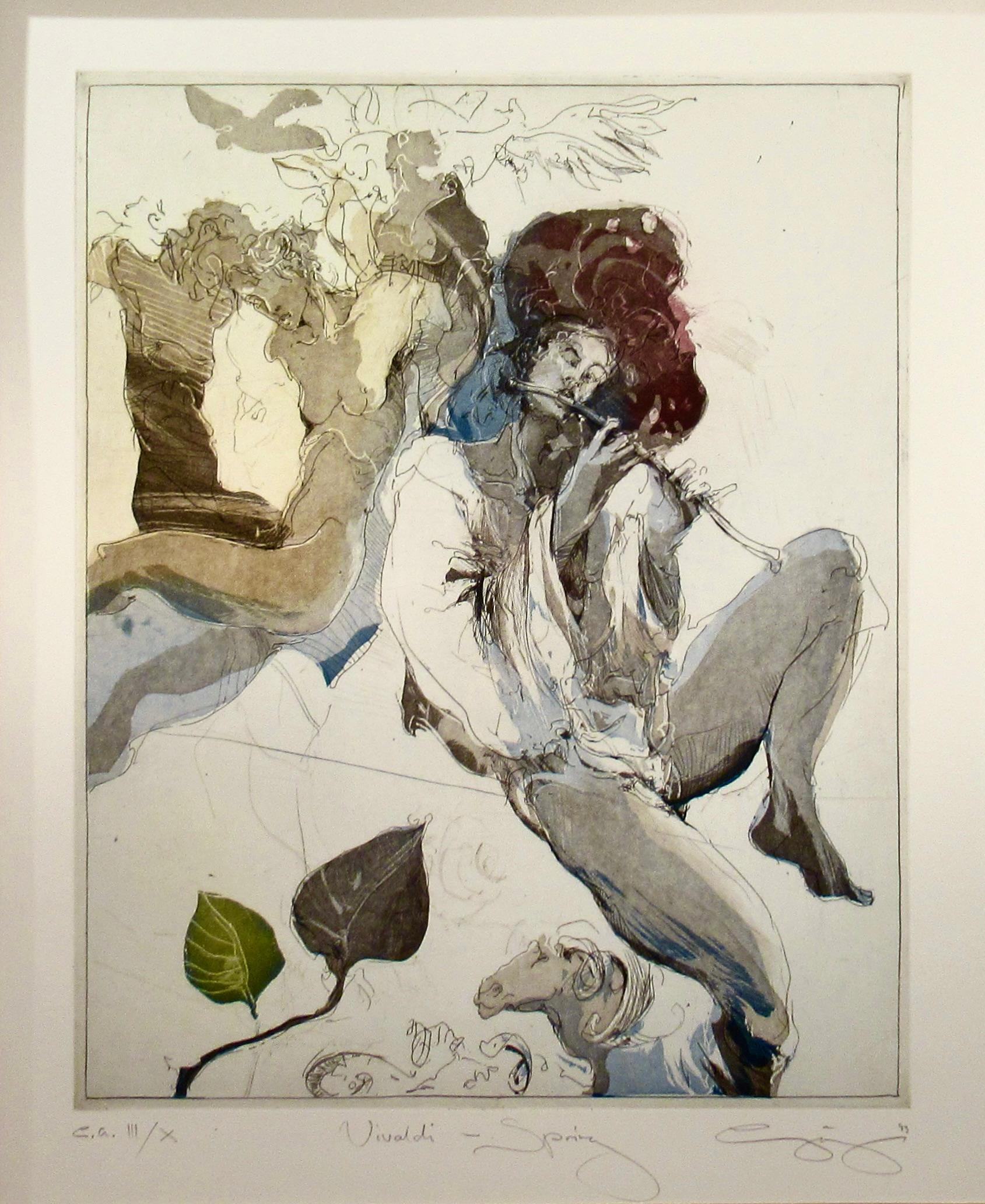 Vivaldi, Spring - Print by Jurgen Gorg
