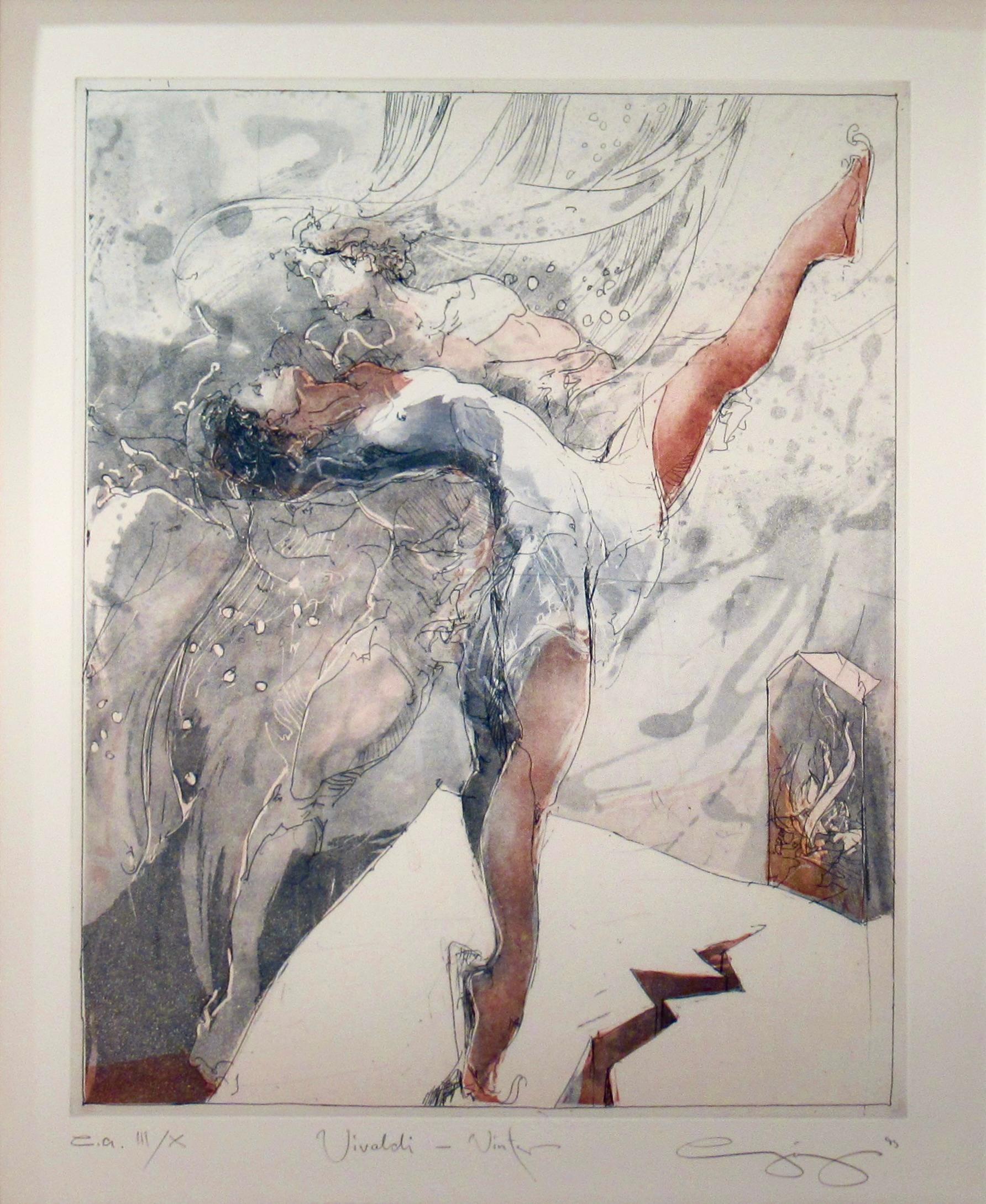 Vivaldi, Inverno - Print di Jurgen Gorg