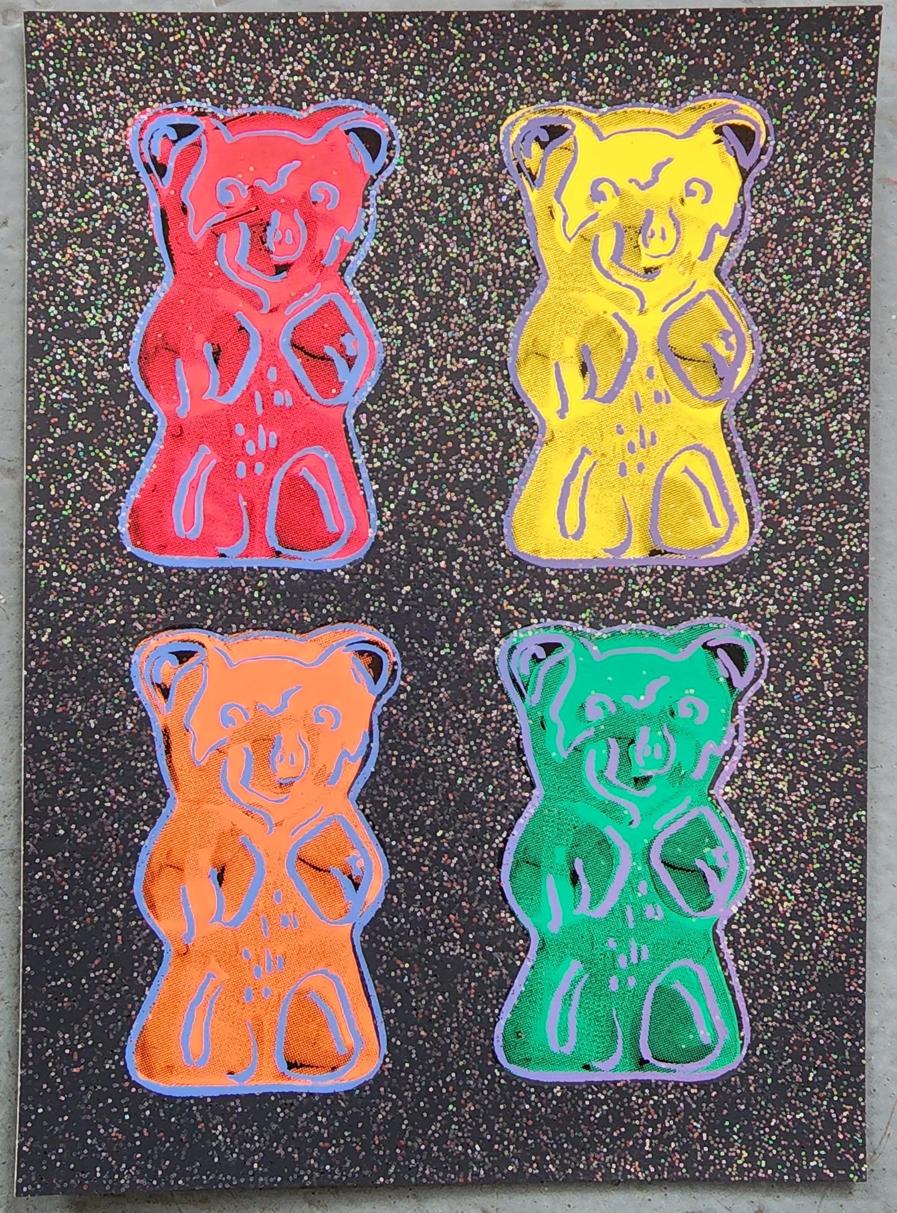 Jurgen Kuhl
Gummi Bears (Black, Gummibärchen)
Sérigraphie couleur avec paillettes
Année : années 2000
Taille : 7.4×5.3in
L'ACO a fourni
Réf. : 924802-1182

*OPTIONS D'ENCADREMENT DISPONIBLES. SE RENSEIGNER DANS LES LIMITES DE L'UNION EUROPÉENNE


À