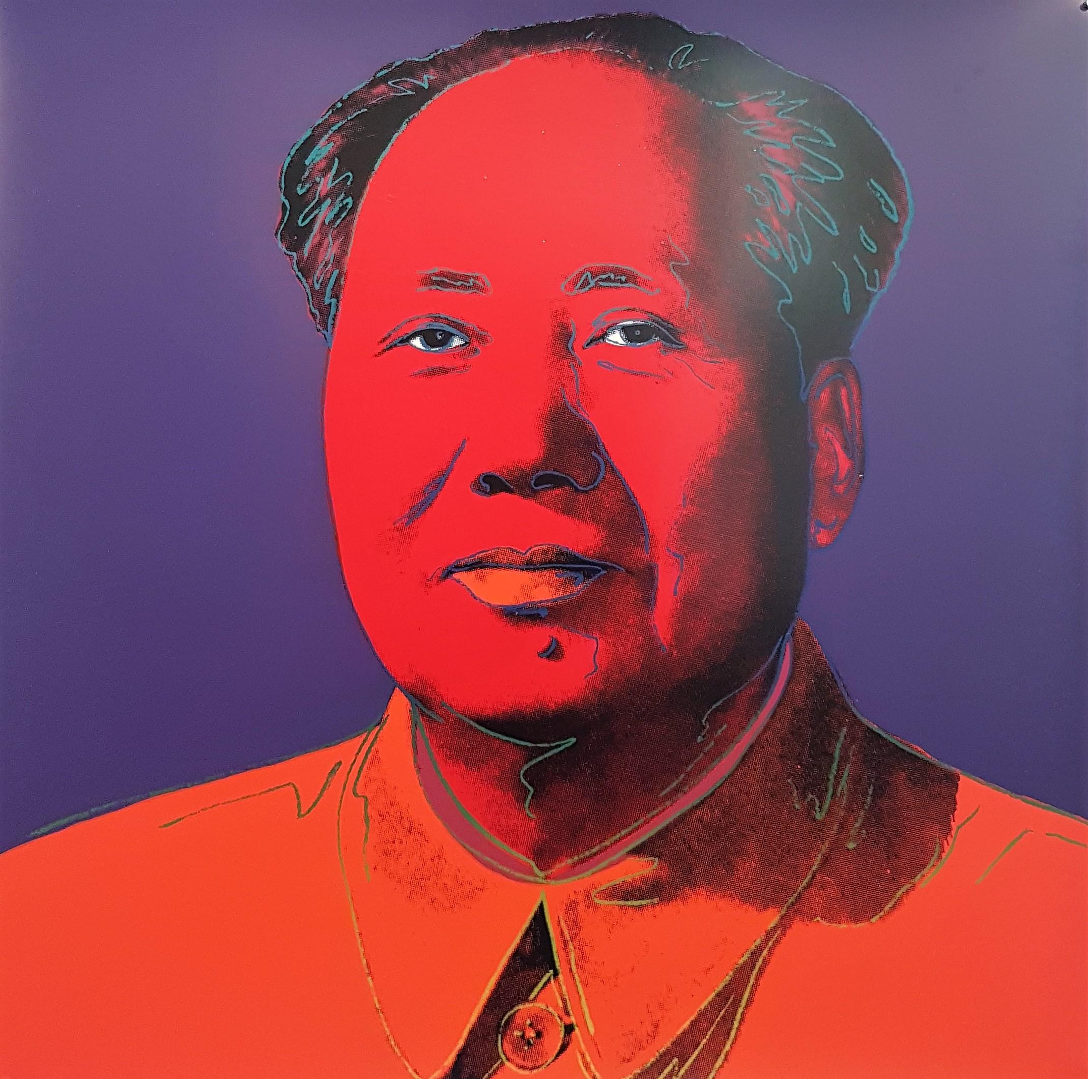 Jurgen Kuhl  Figurative Print - Mao #1 (Pop Art, Andy Warhol)