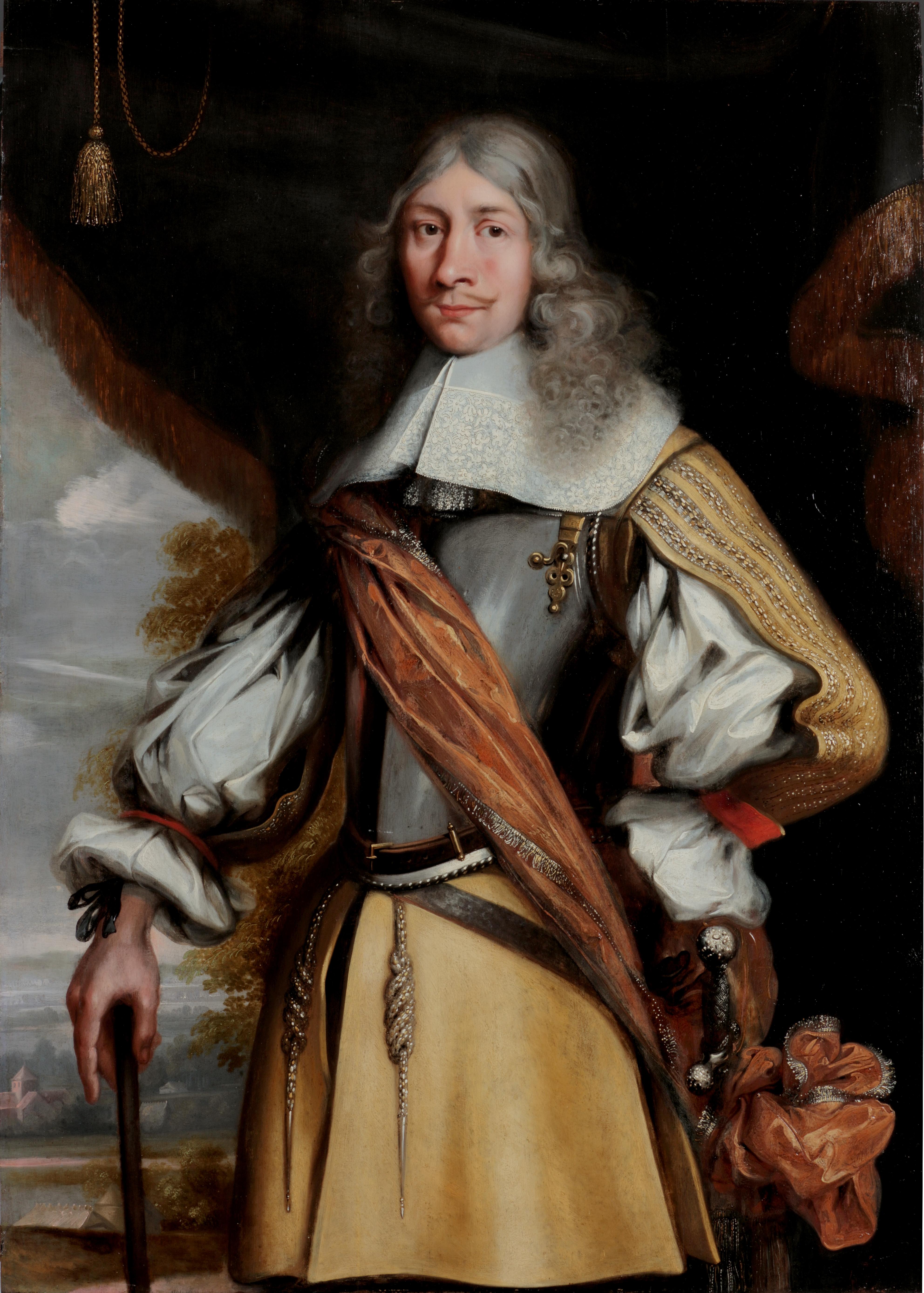 Portrait of VOC Governor Rijcklof van Goens (1619-1682) in 1656 , 37 yrs of age
