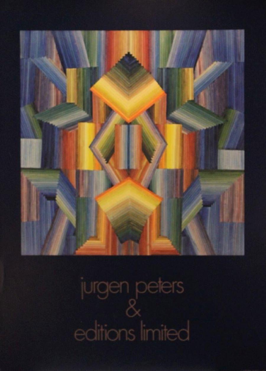 Abstract Print Jurgen Peters - Affiche à tirage limité, 1980 par JURGEN PETERS (allemand, né en 1936)