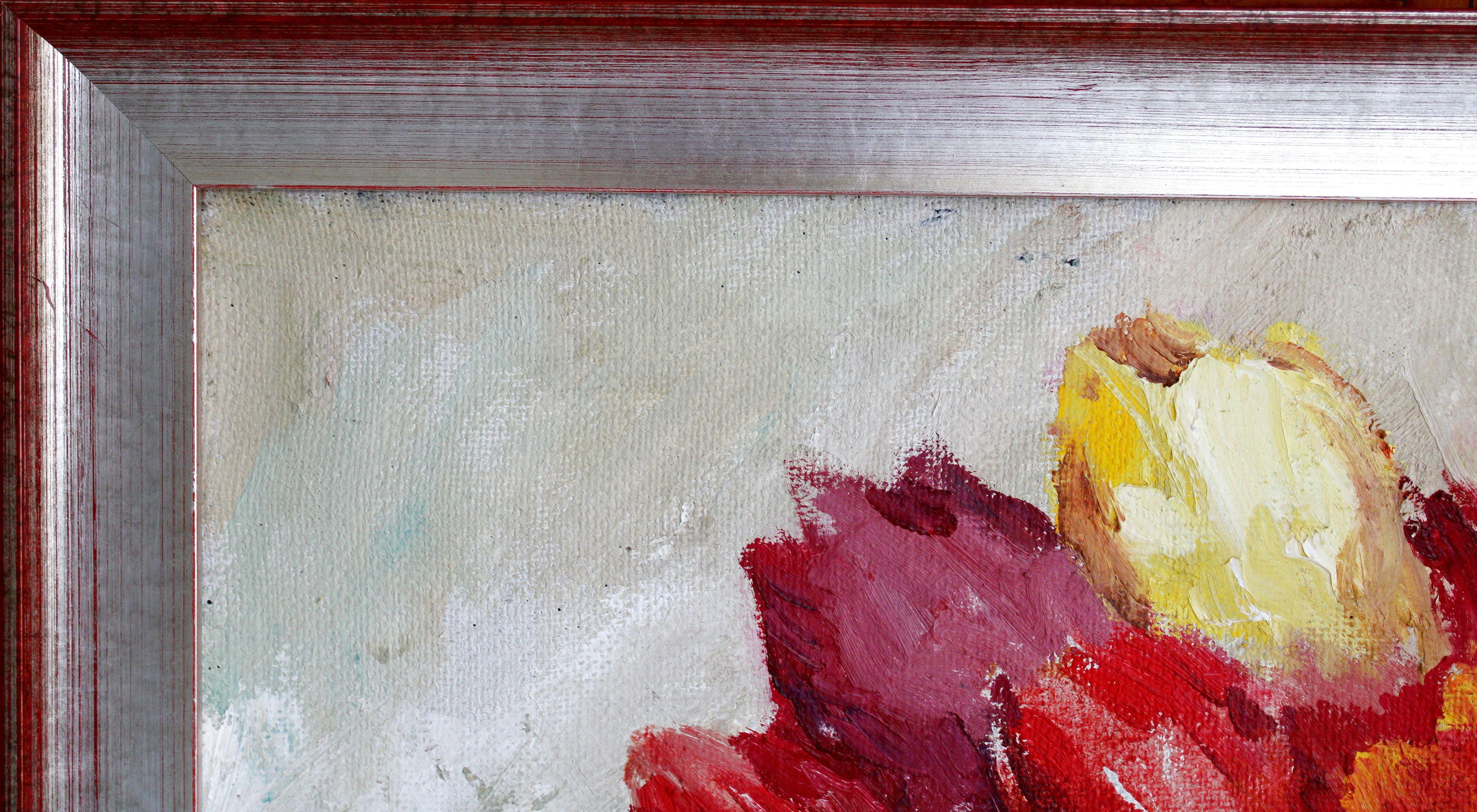 Tulipanes. 1996. Óleo sobre lienzo, 81х100 cm en venta 5