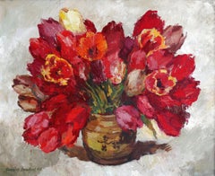 Tulipani. 1996. Olio su tela, 81х100 cm