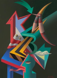 A star's dream. 2013 oil, cardboard. 80x59.8cm
