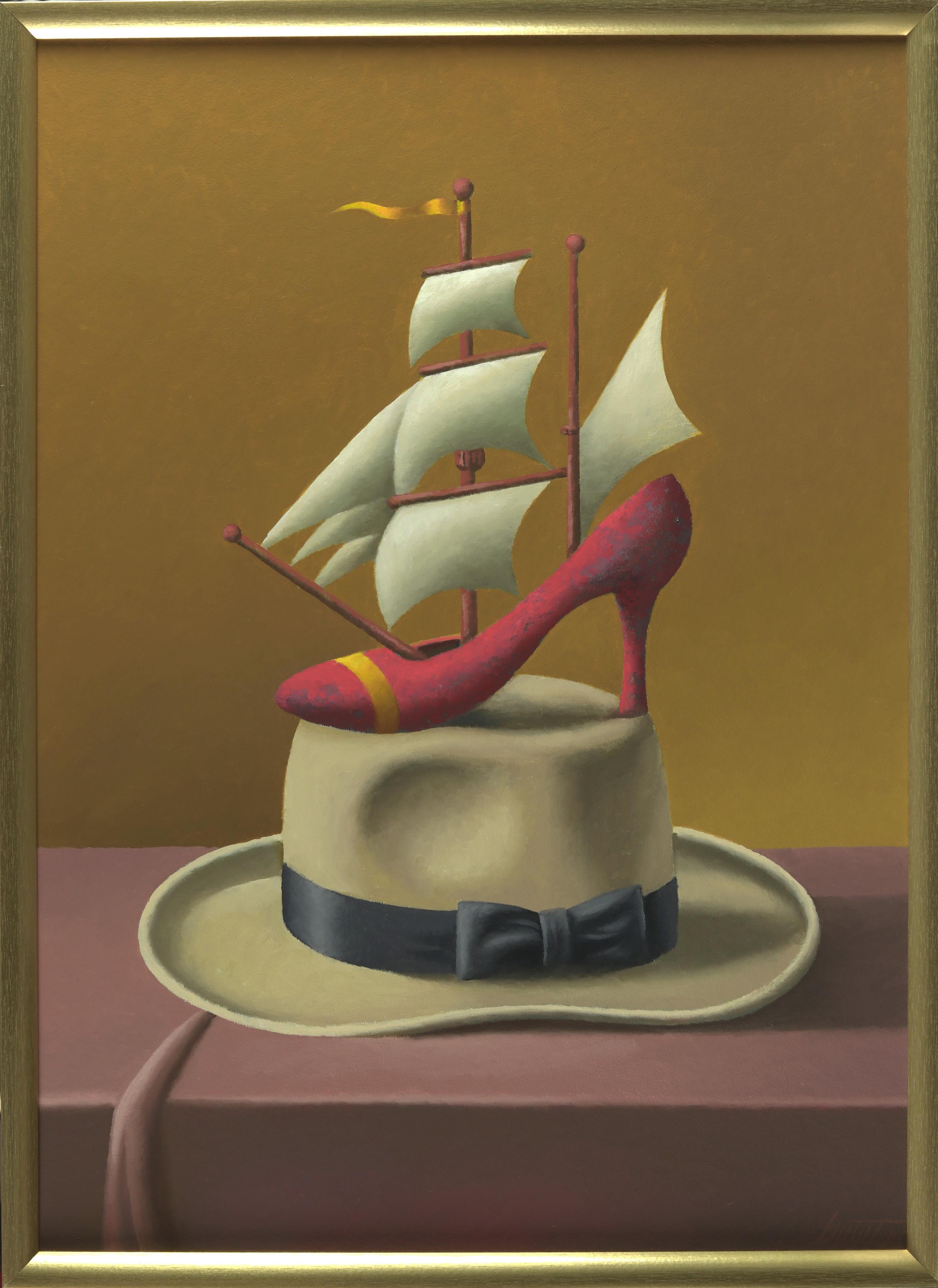 Still-Life Painting de Juris Dimiters - Naturaleza muerta. Óleo sobre cartón, 70x50 cm