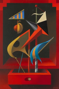 The art day drawer. 2013. Cardboard, oil. 90x60cm