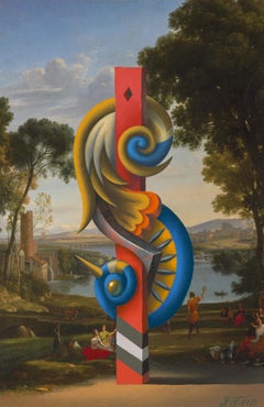 La festa dei pilastri della vergogna. 2016. 61x40 cm