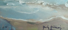 Serata in riva al mare. 2008. Olio su tela. 35x55 cm