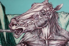 Zentaur  2008, Leinwand, Mischtechnik, 180x140 cm