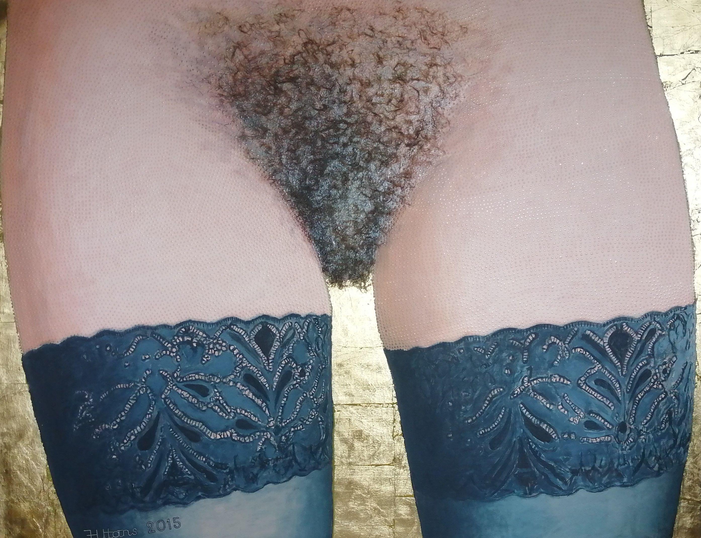 Goosebumps I. Erotica. 2015. Canvas, acrylic, author's technique, 145X185 cm