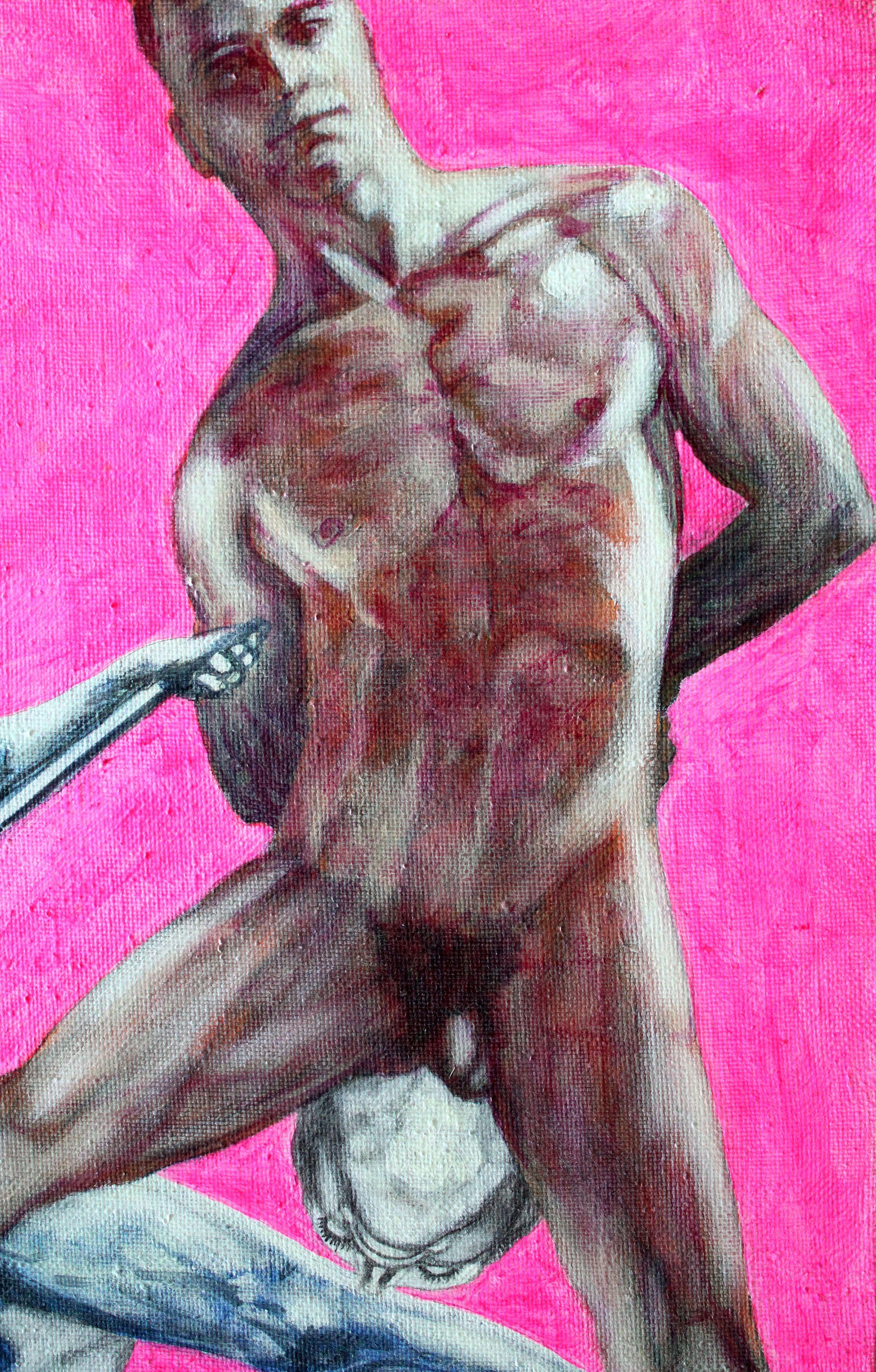 Fuera de la vista 1  2006, lienzo, técnica mixta, 180x140 cm en venta 5