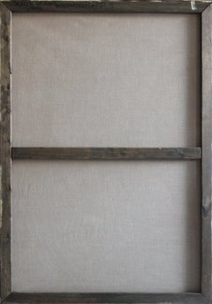 Selbstporträt 5 männlicher Akt 2009, Leinwand, Acryl, Filzstift 140x98 cm