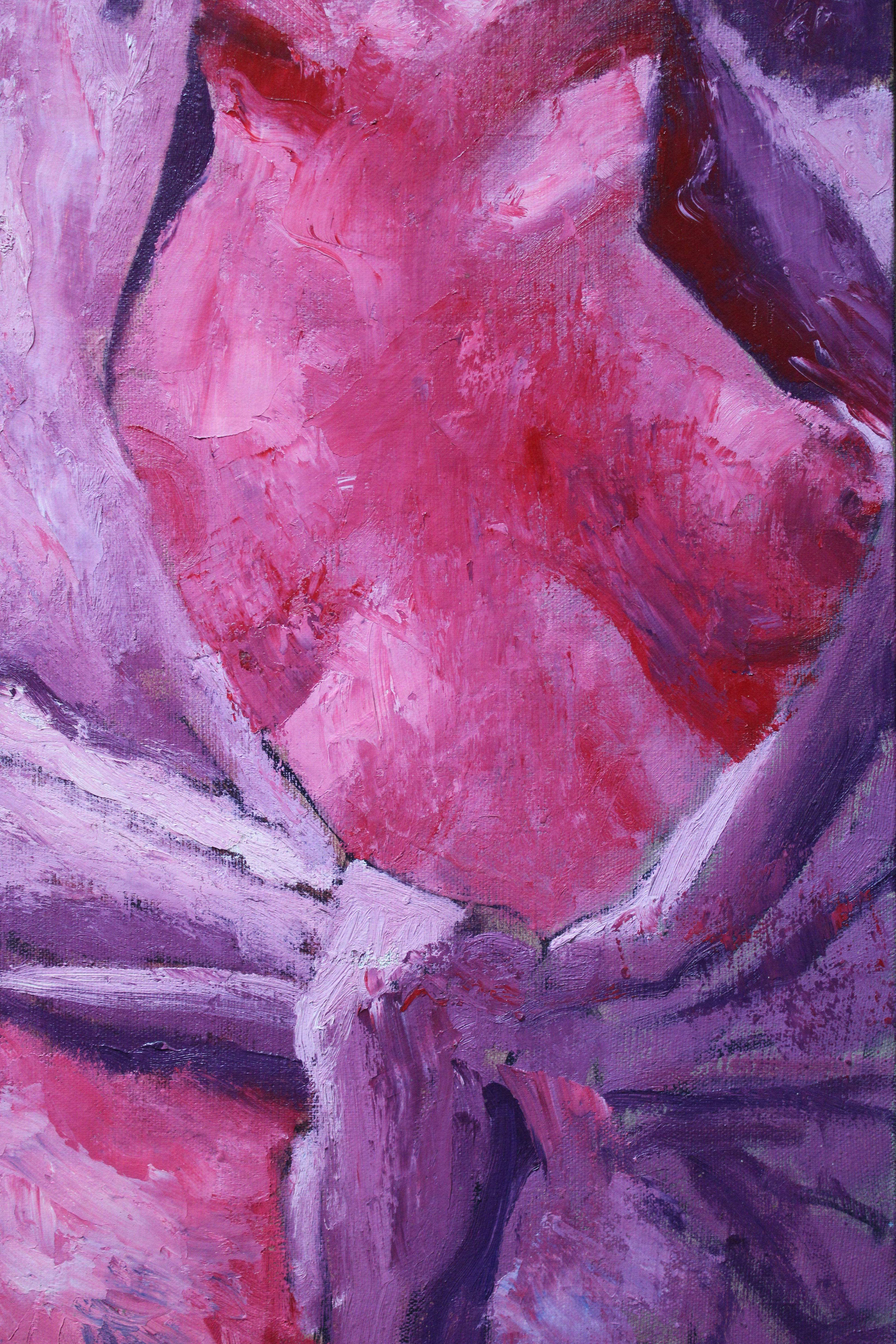 Donna con occhiali da sole. Erotica. 1993. Olio su tela. 105x79 cm 3