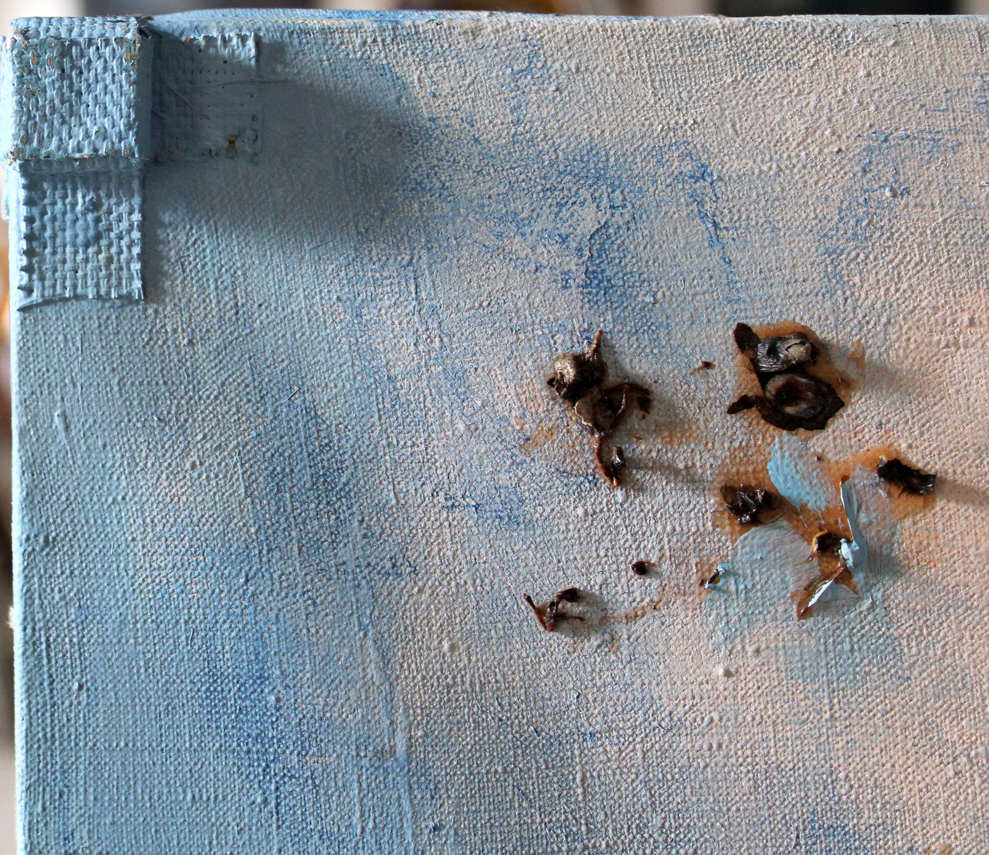 Giovane raccoglitore di bacche. Erotica. 2013. Tela, tecnica mista, 205X160 cm in vendita 3