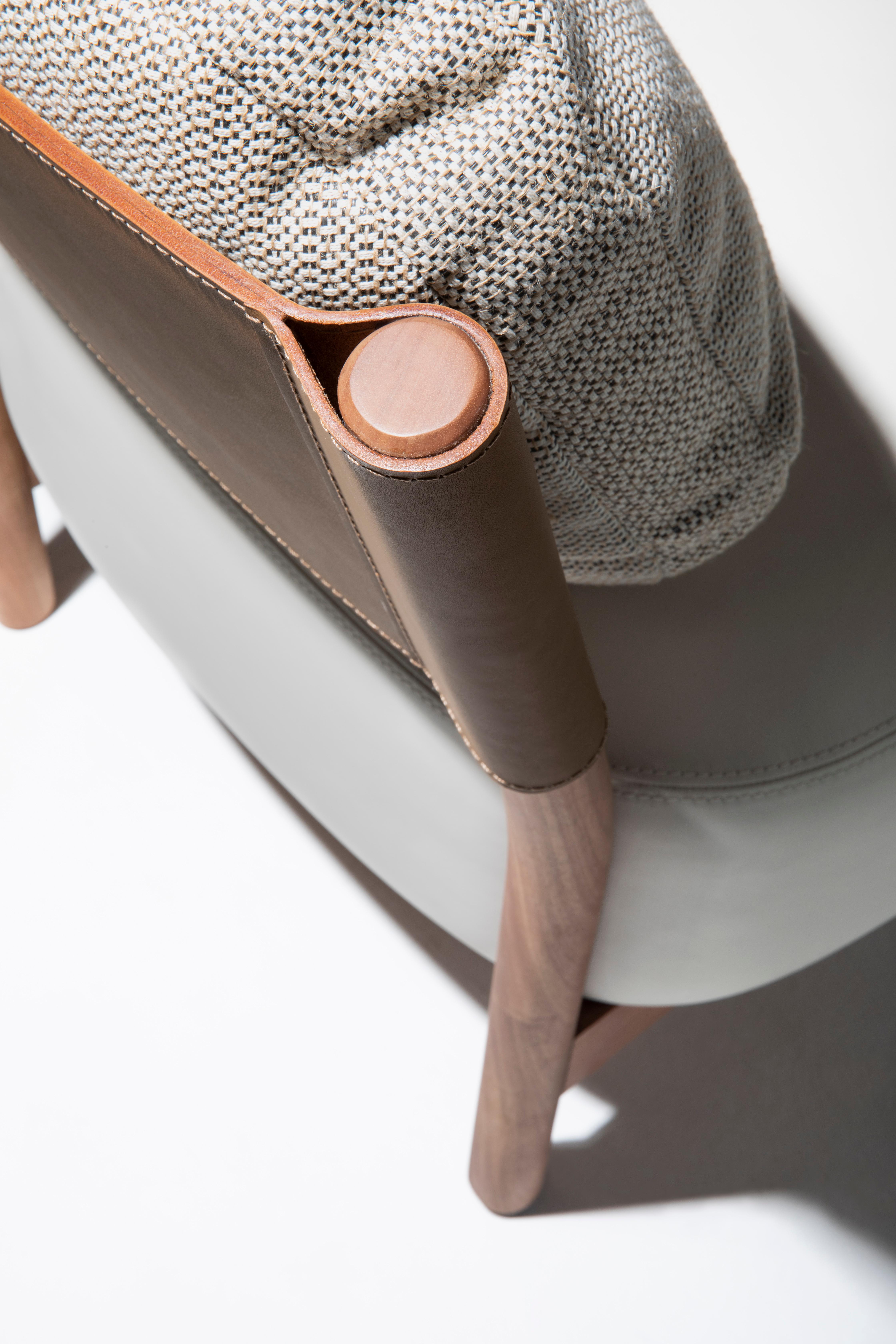 Juriti Armchair by +55design – Contemporary Brazilian Lounge Chair in Wood For Sale 5