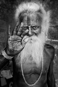 Spirituality #097  India Black and White, Contemporary, Portrait