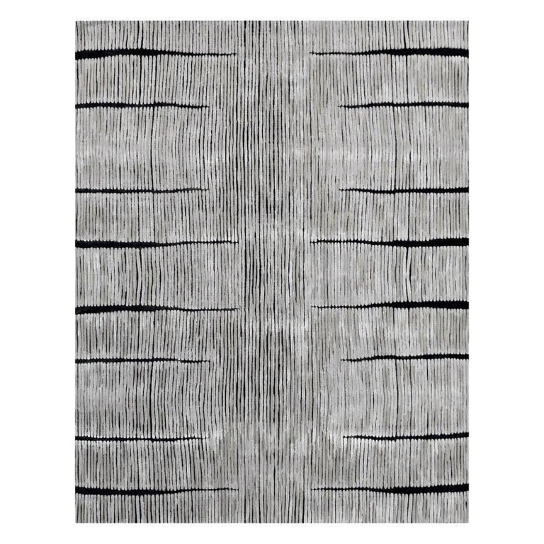 Nepalese Just a Trace Medium Rug by Art & Loom For Sale