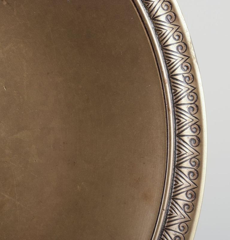 Danese Just Andersen (1884-1943). Ciotola di bronzo. Design classico. in vendita