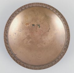 Just Andersen (1884-1943). Small bronze bowl. Classic design.