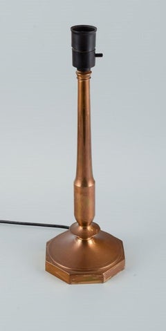 Just Andersen, a Rare Art Deco Table Lamp in Bronze, 1920s-1930s
