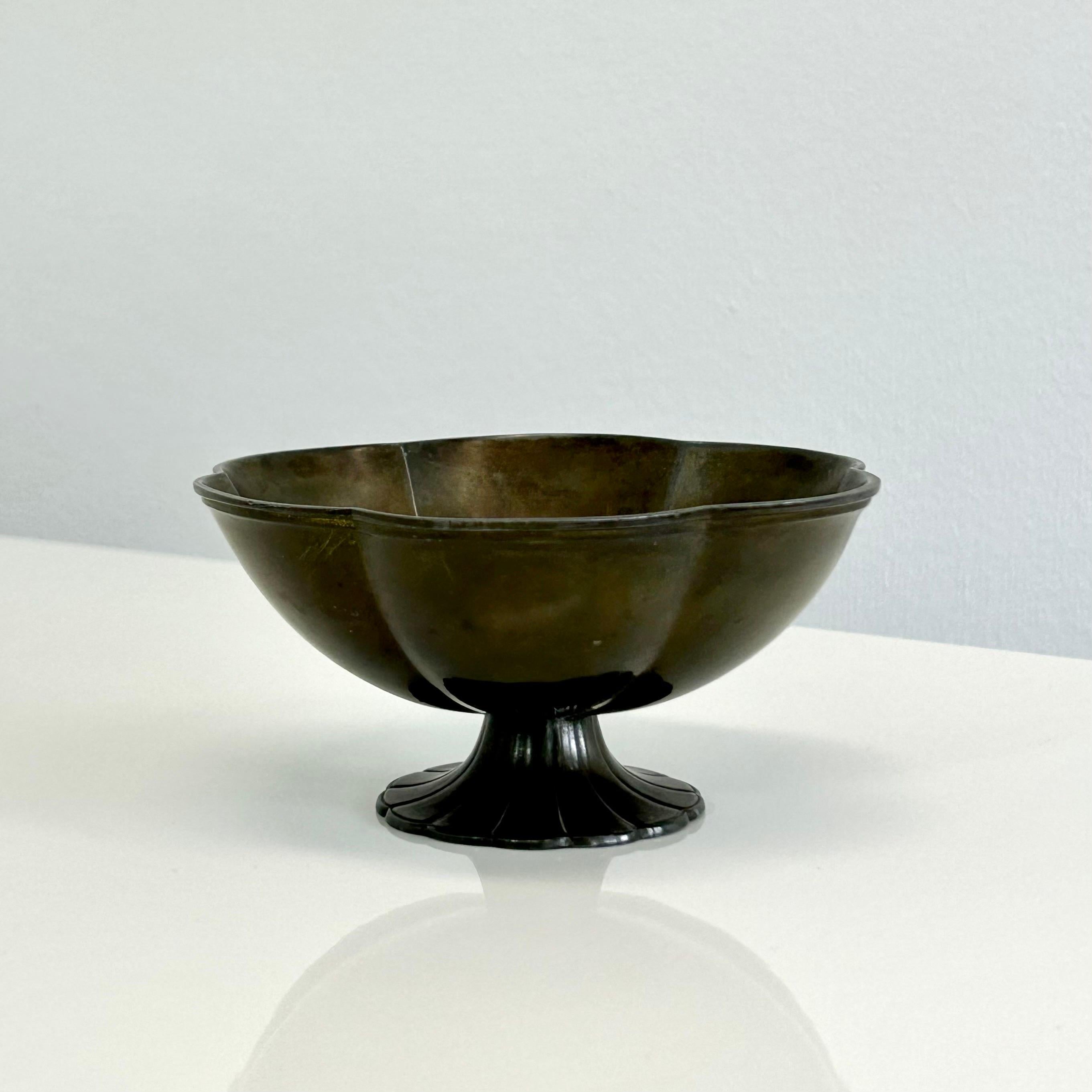 Danish Just Andersen Art Deco bowl, 1920s, Denmark