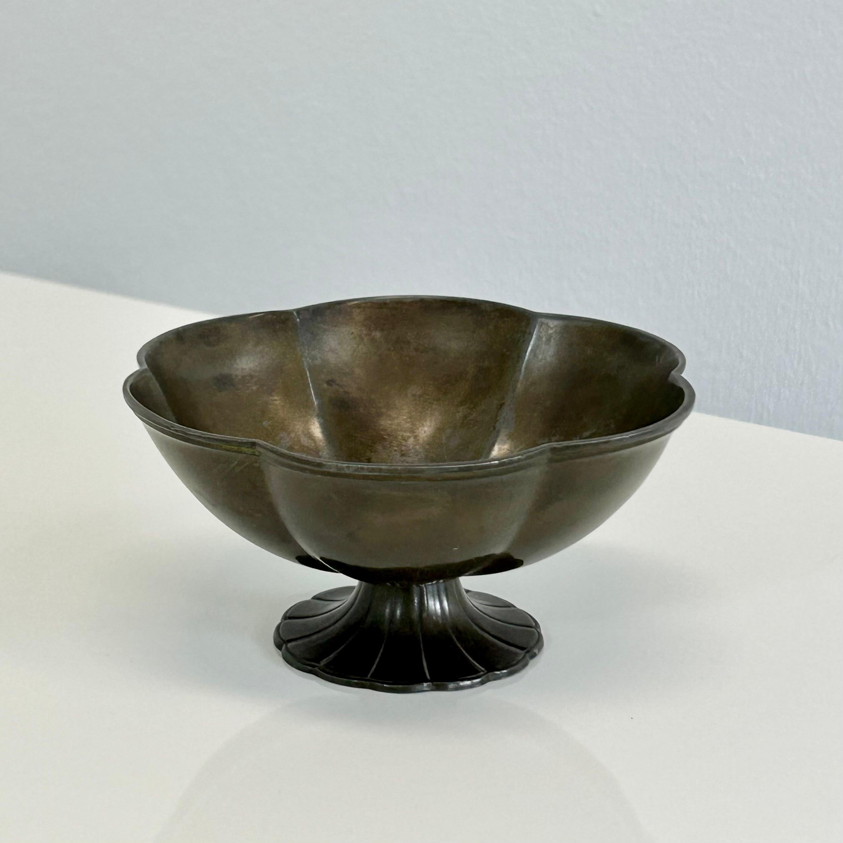 Early 20th Century Just Andersen Art Deco bowl, 1920s, Denmark