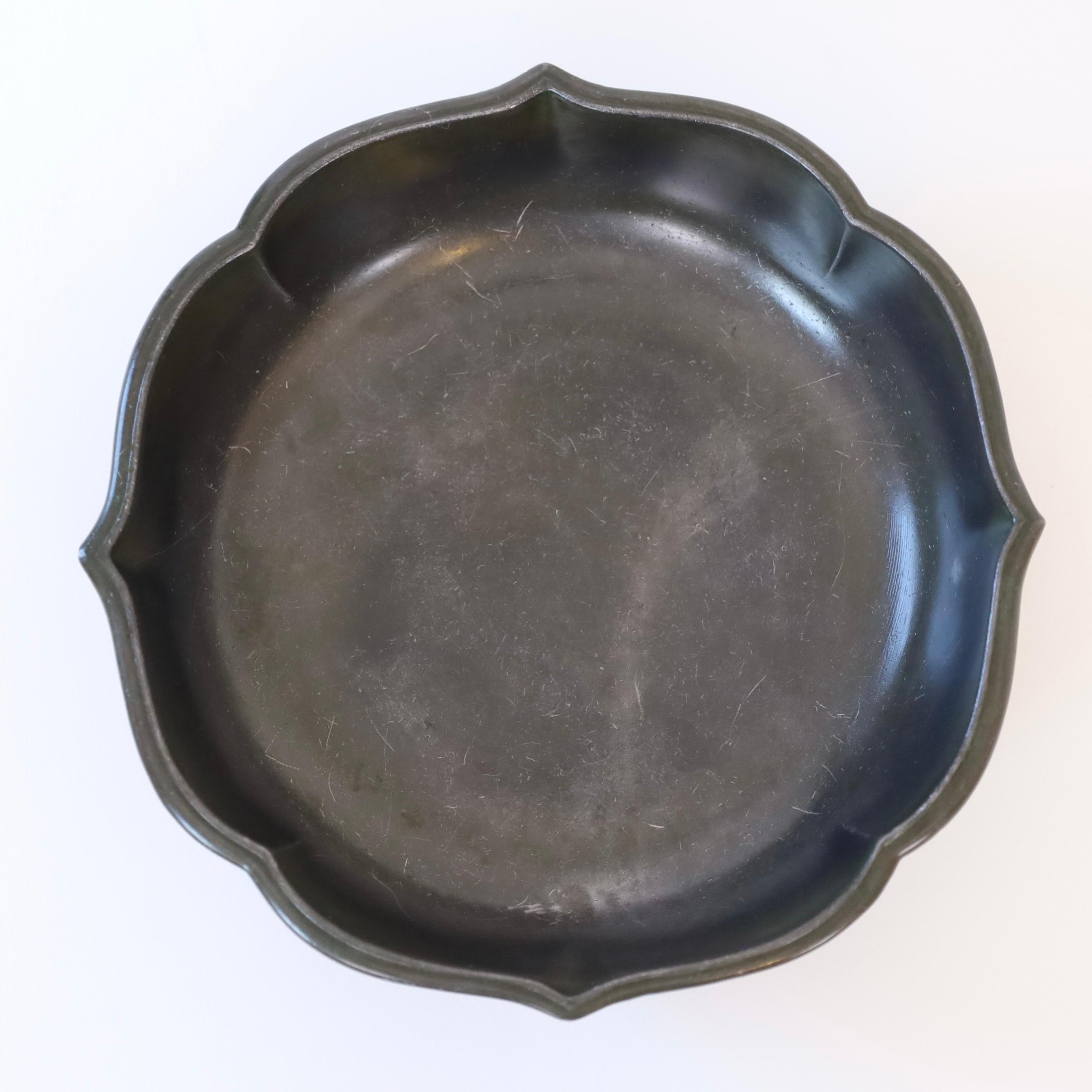 Métal Bol Art déco Just Andersen, années 1920, Danemark en vente