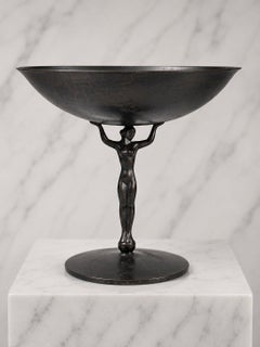 Just Andersen Art Deco Bronze Kompottschüssel für GAB, Schweden, 1930er Jahre - Model No. 148