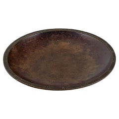 Just Andersen, Art Deco Bronze Dish, 1940s